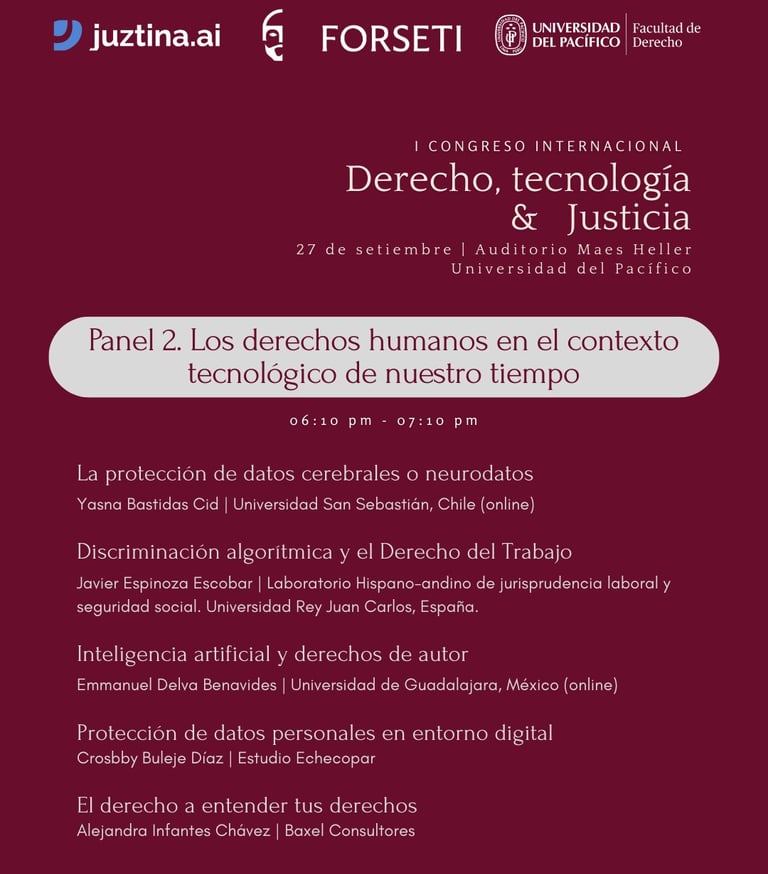 Actividad académica Septiembre 2025