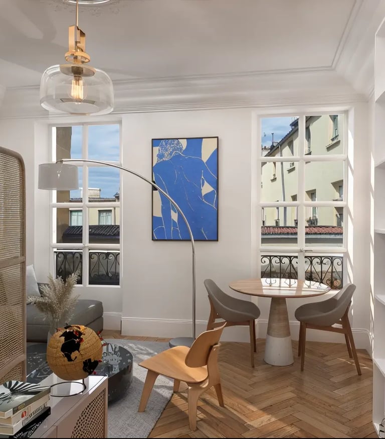 Coin salle à manger et design intérieur projet Montbauron, Nina Poma Studio.