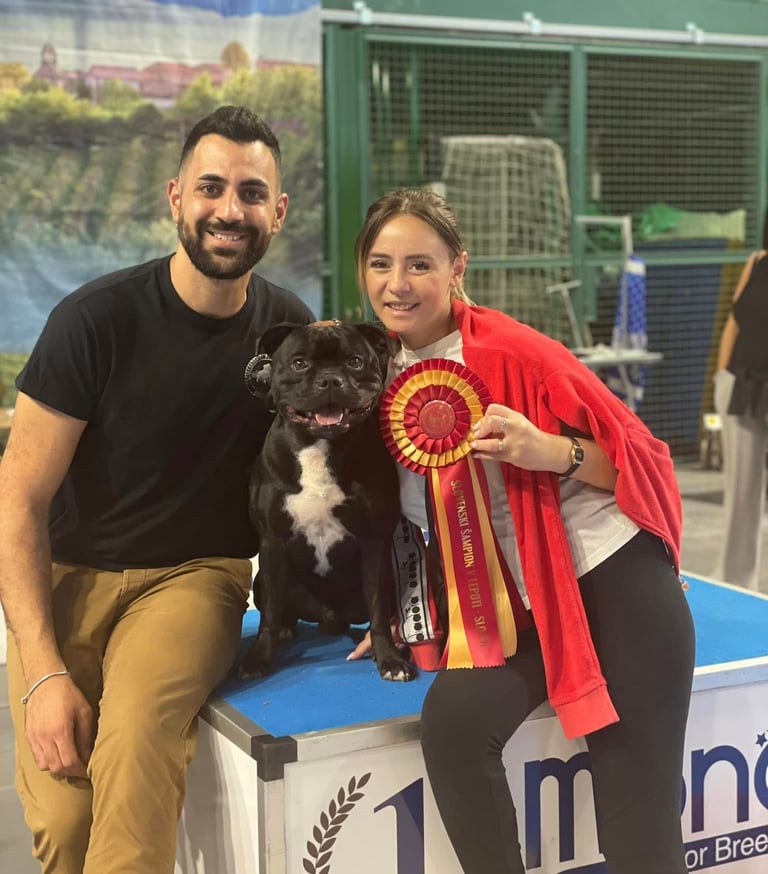 Cristian e Rossella con Hugo Grecalestaffs Campione Sloveno