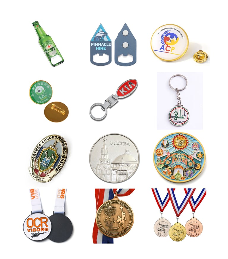 Kunguo Crafts create various personalized metal products.
