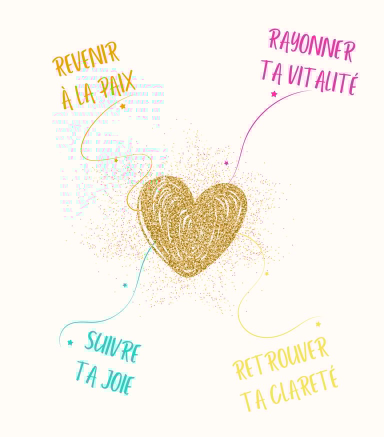 revenir a la paix, suivre ta joie,