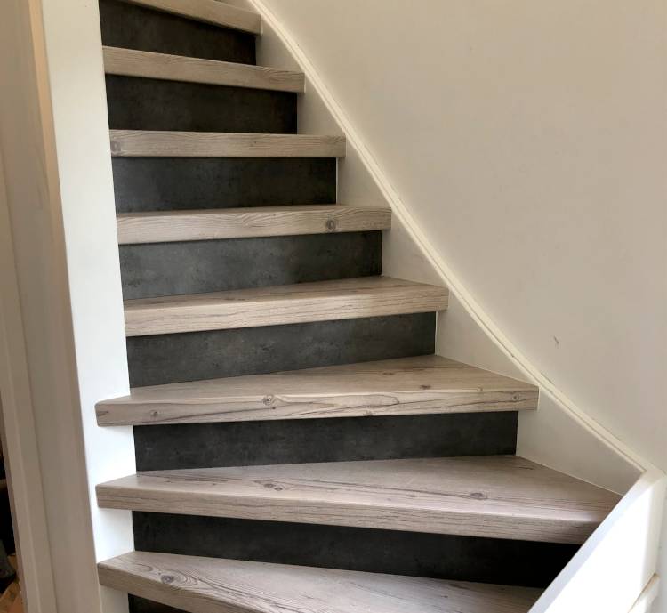 Laminaat traprenovatie