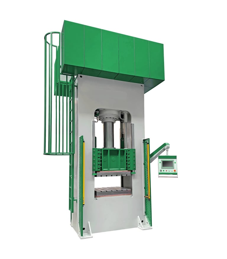Four column hydraulics