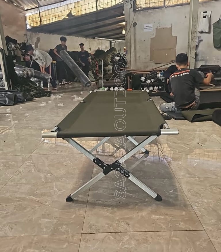 velbed alumunium standar tni
