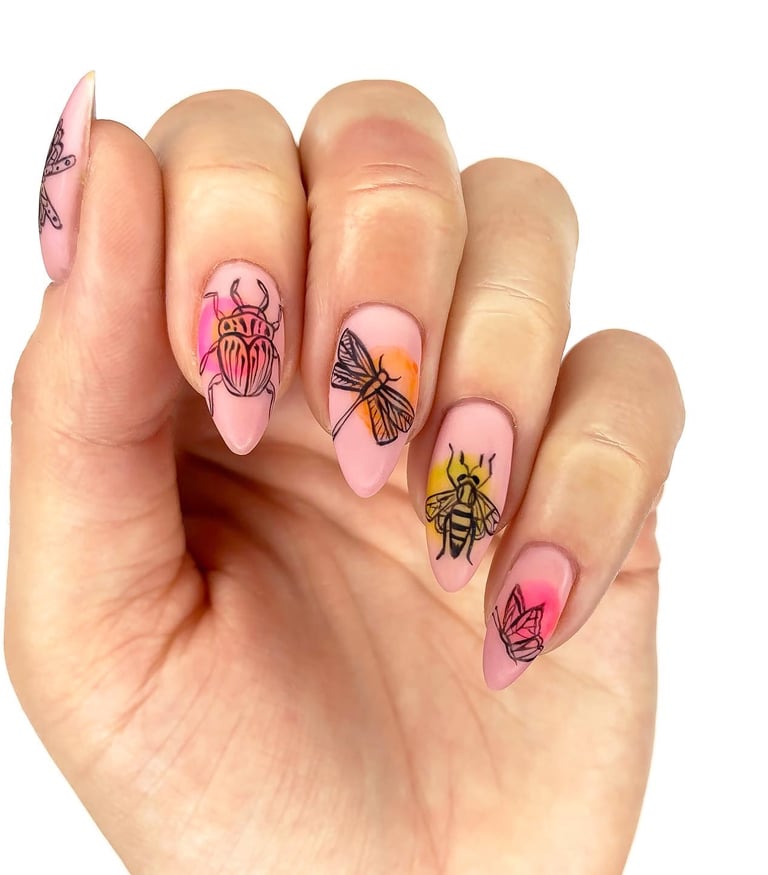 Fresh gel manicure ready for everyday wear