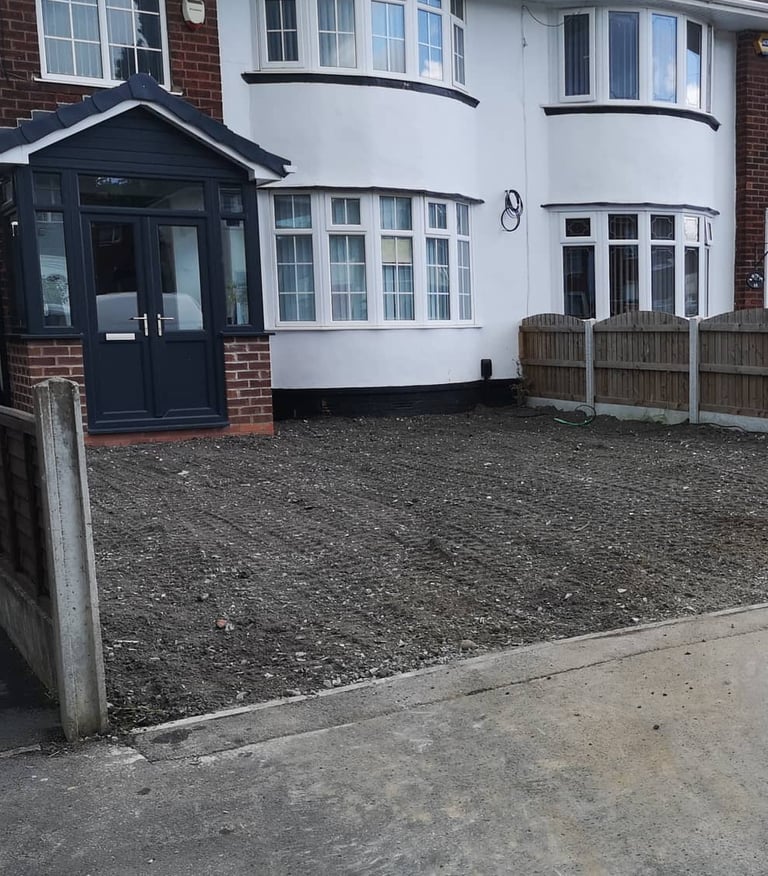 Garden levelling service carried out in Halesowen