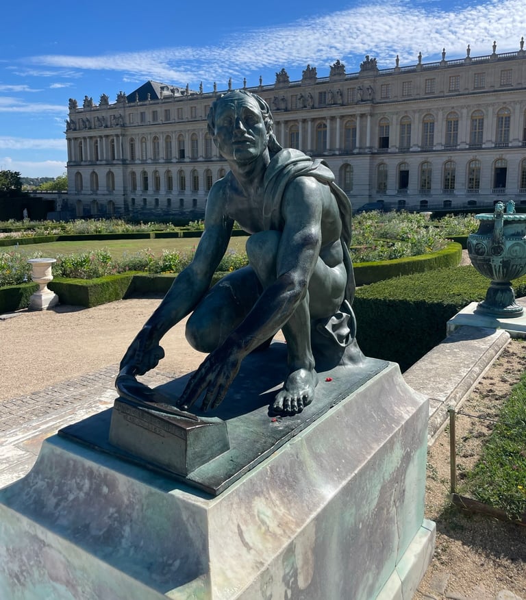 Statue at the Palace of Versailles, Paris, France