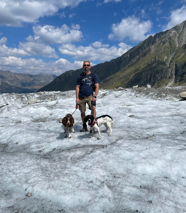 argentier glacier walk, chamonix, France