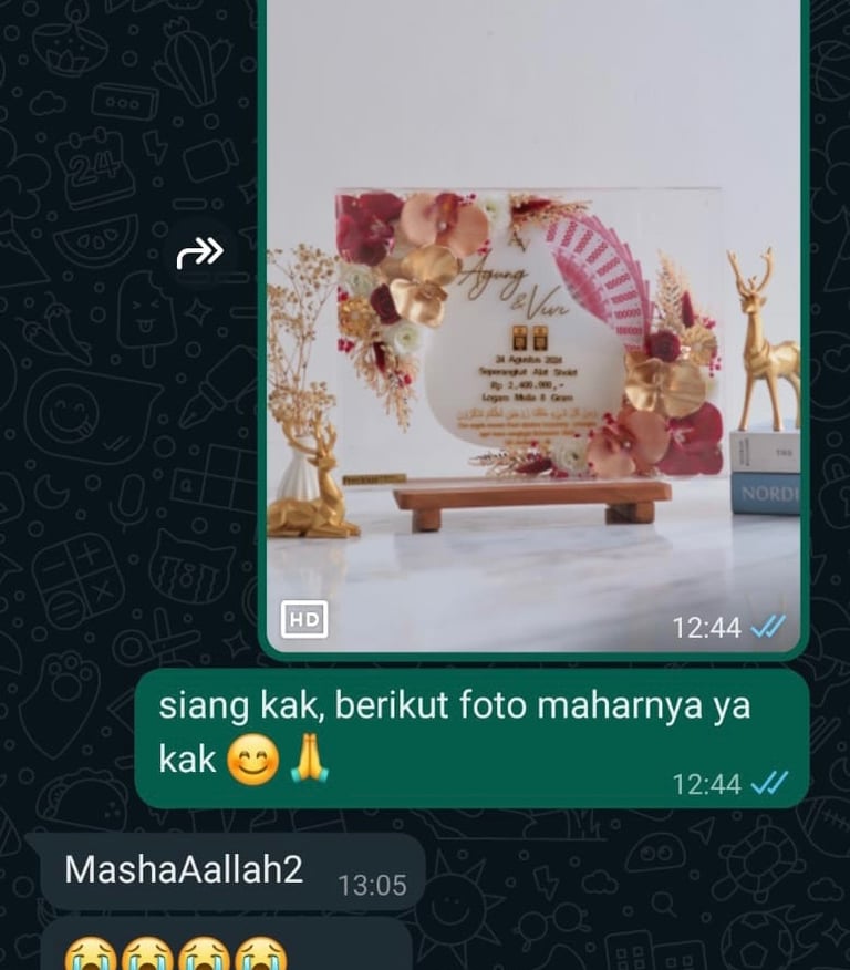 mahar tetes air semarang