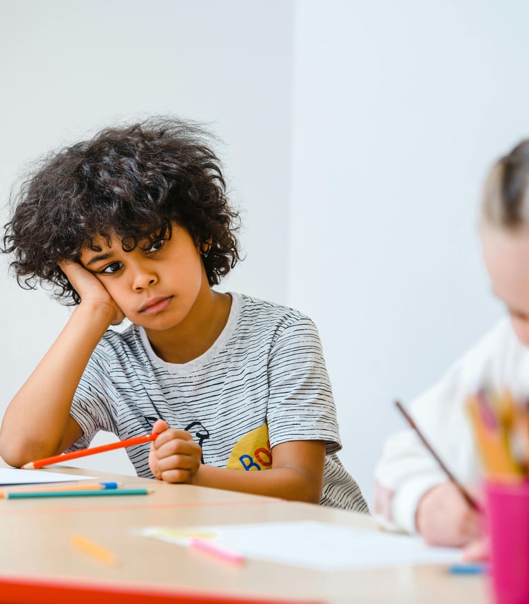 Praktijksituatie in de klas waar de Zorgcheck kan worden ingezet