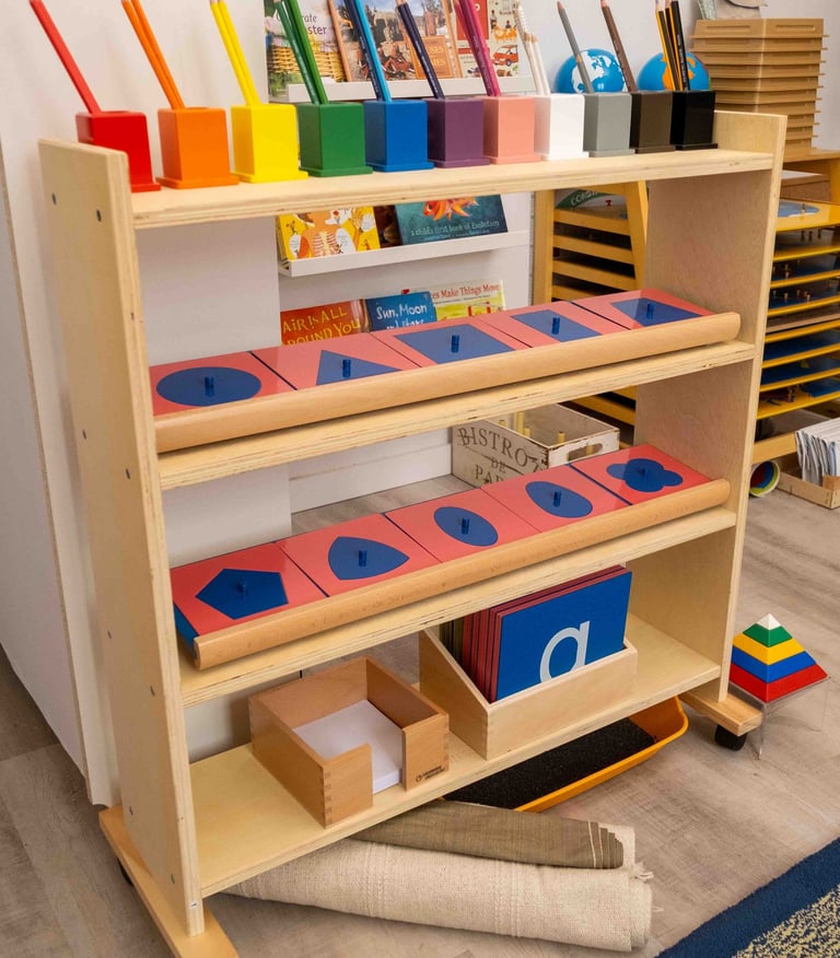 Montessori Metal Insets in The Montessori Nook