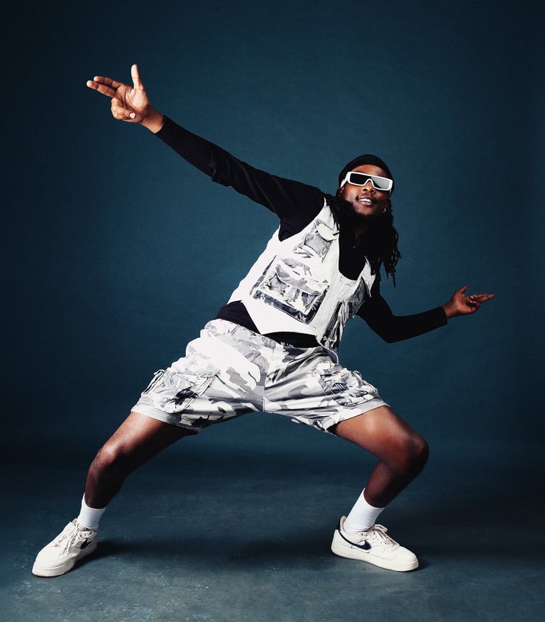 Dancehall teacher at TheOne Studios Nairobi, Junia posing