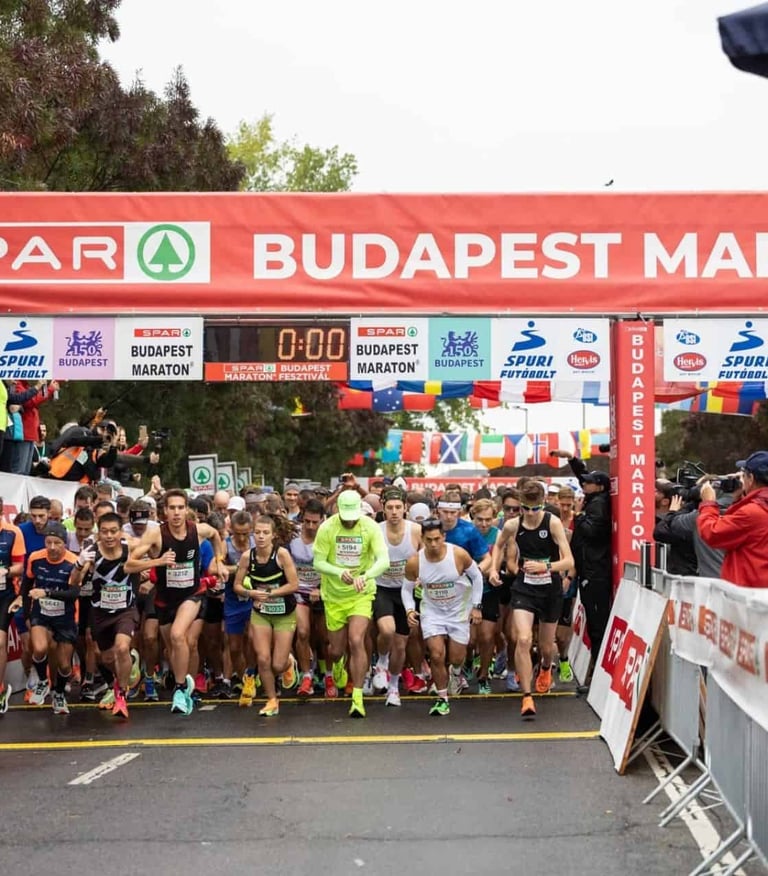 Start maratonu w Budapeszcie