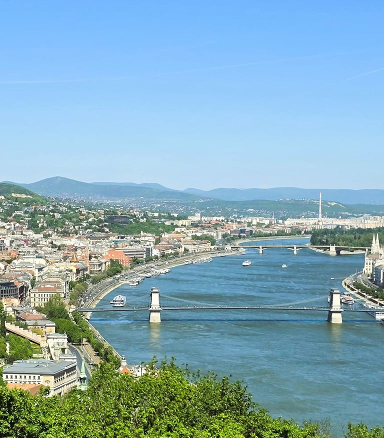 Widok na Budapeszt z Cytadeli
