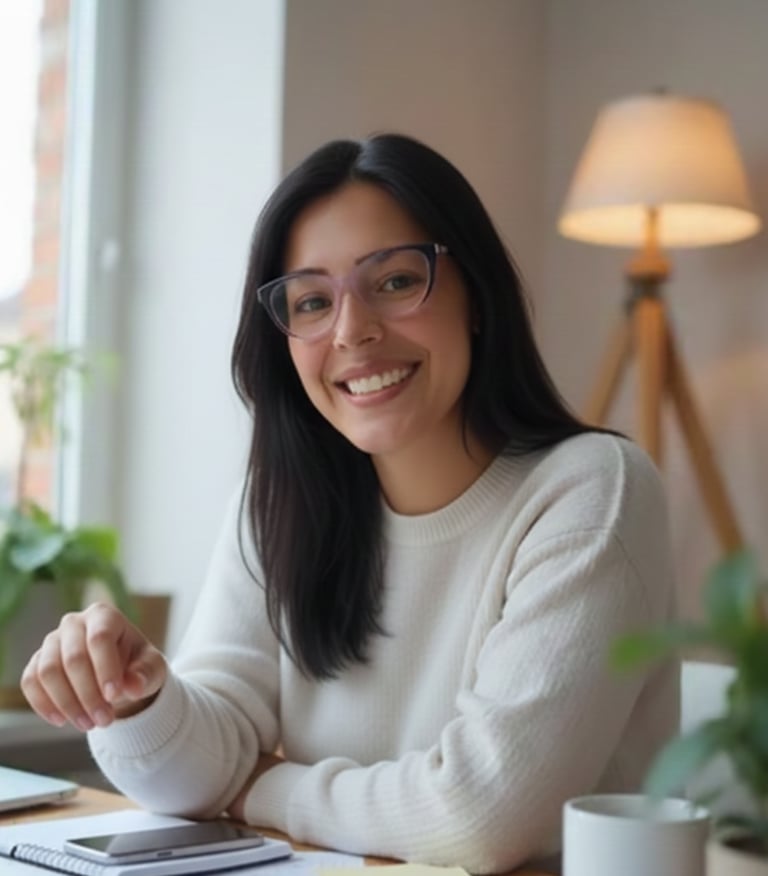 Contacto con Karina Leal, estratega de marketing para pymes