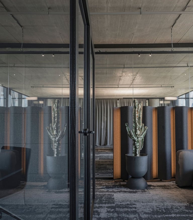 Modern office interior for the logistics company Vitlaima in Kaunas