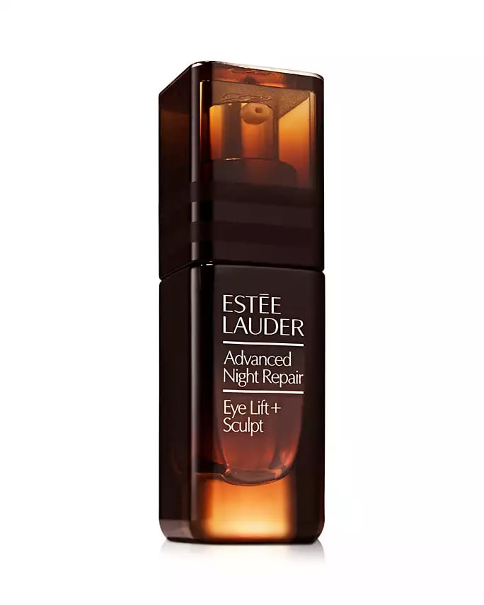 Estee Lauder Advanced Night Repair Eye Lift and Sculpt serum bottle for anti-aging skincare.