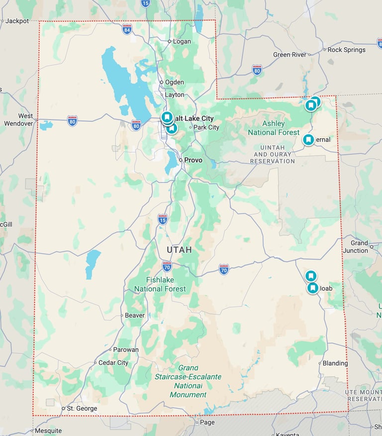 Utah Google Maps