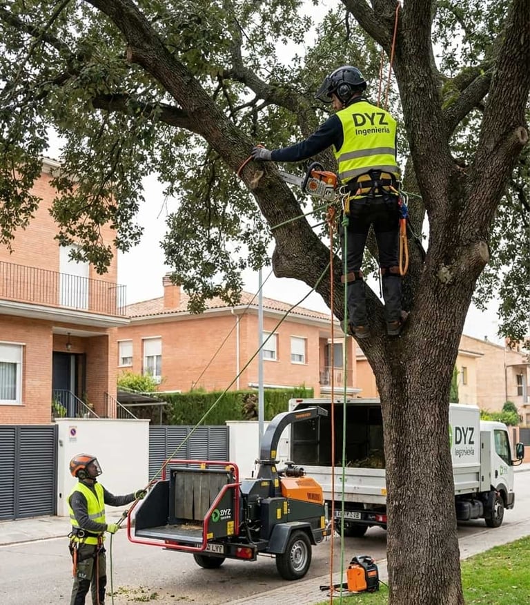 Poda, Tala y Manejo Arbóreo Profesional - DYZ Ingeniería 