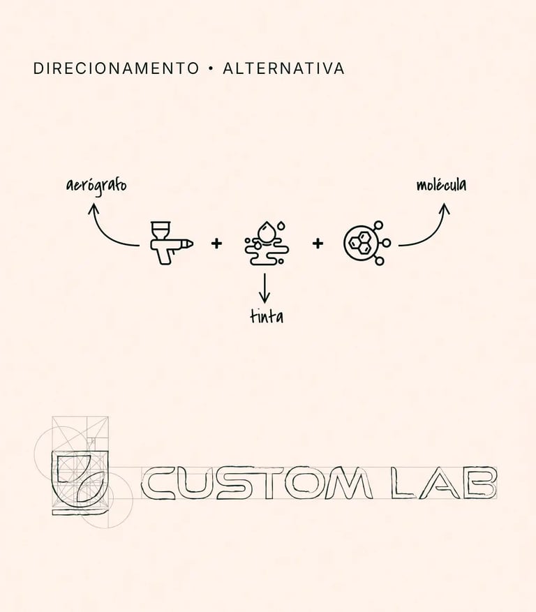 construção do logotipo