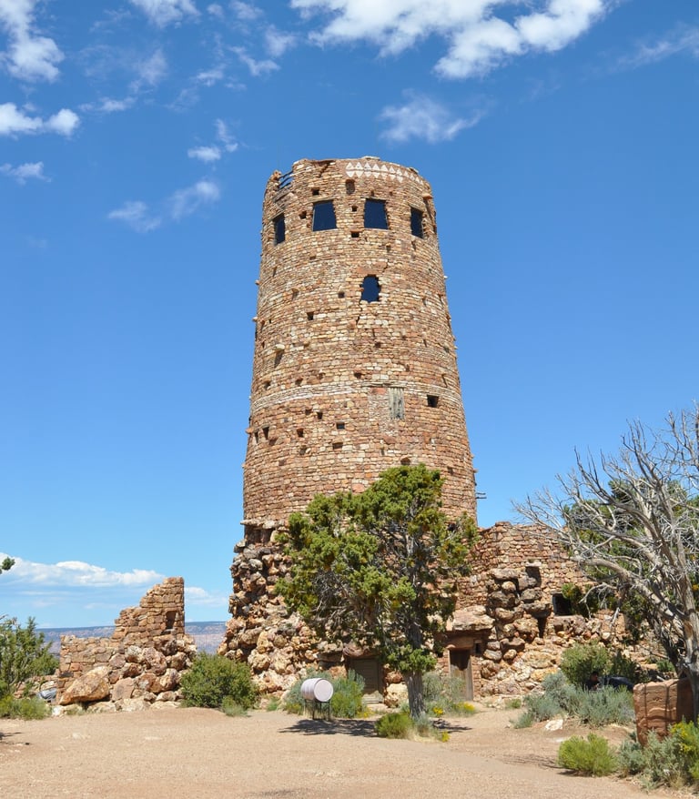 desert view watchtower, grand Canyon