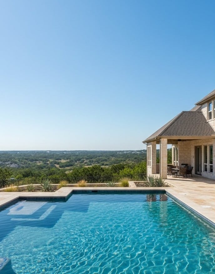 Professional pool inspection in Lago Vista, Texas