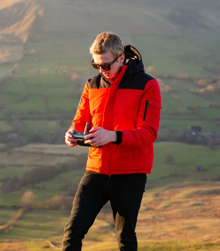 Mam Tor Drone Filming 