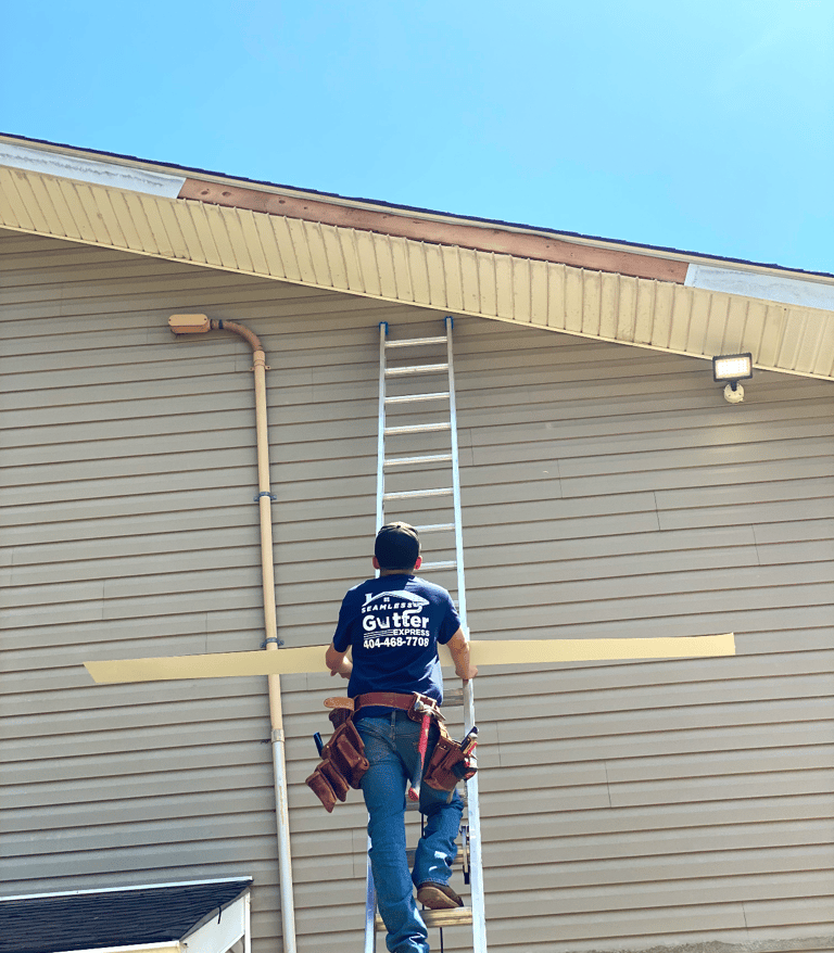 Installation of metal fascia wrap