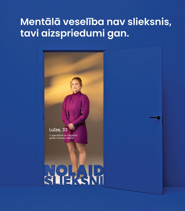 Kampaņas varone Luīze. Apraksts zemāk tekstā.