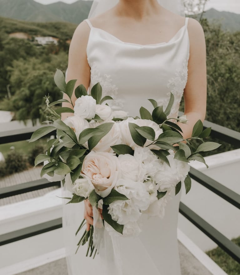 ramo de novia  monterrey diseño floral Amor de Flores