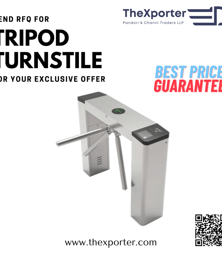 Tripod turnstile for gate access control solutions