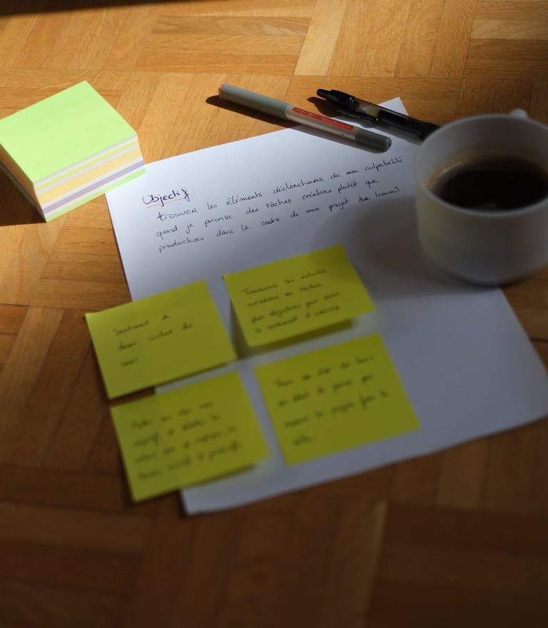 accompagnement. en coaching pour trouver ses propres solutions à partir d'un objectif concret
