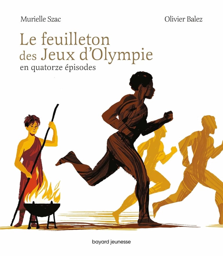 Première de couverture du roman Le feuilleton des jeux d'Olympie