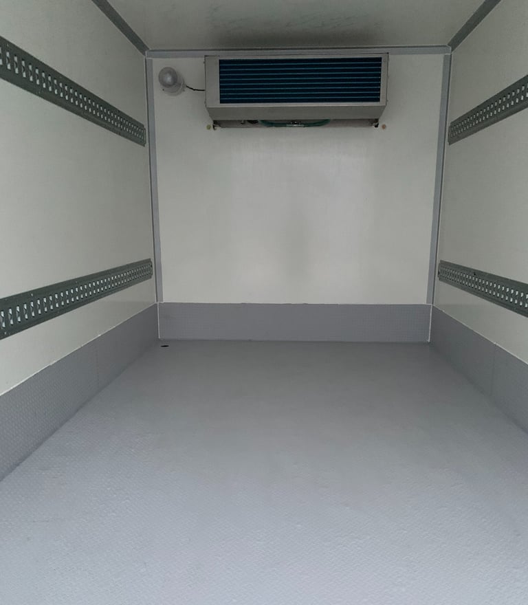 picture of the inside of the mobile refrigerated trailer