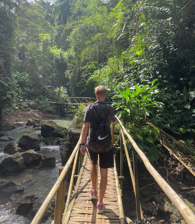 Droga na wodospad Bali