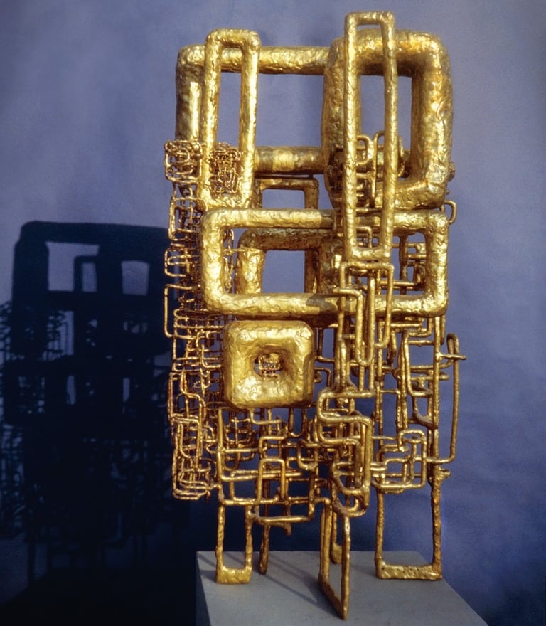 Dharmadhatu, 1975, Metal sculpture by Ibram Lassaw