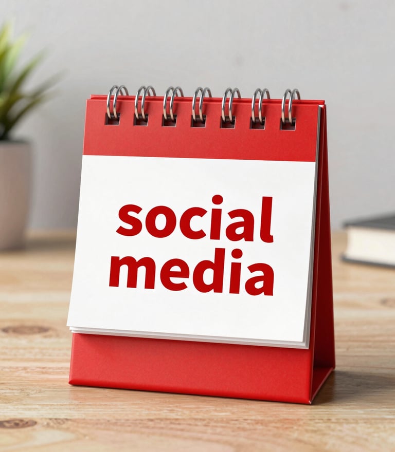 Calendrier social media 2016 desk calendar