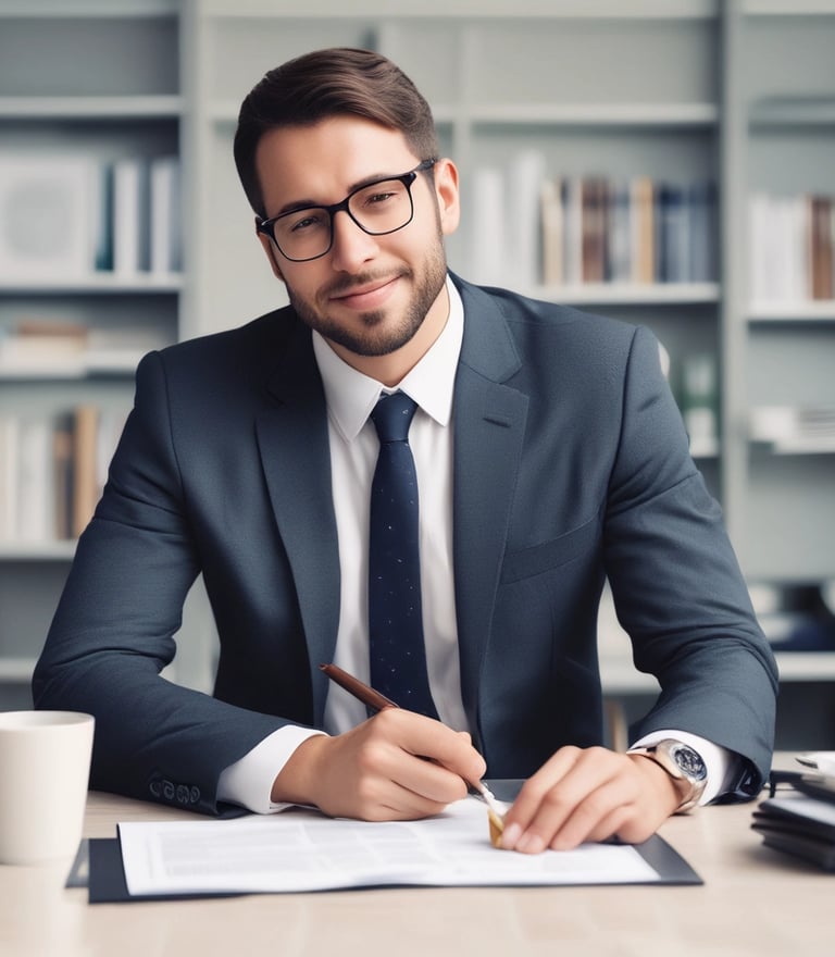 man standing near white wall