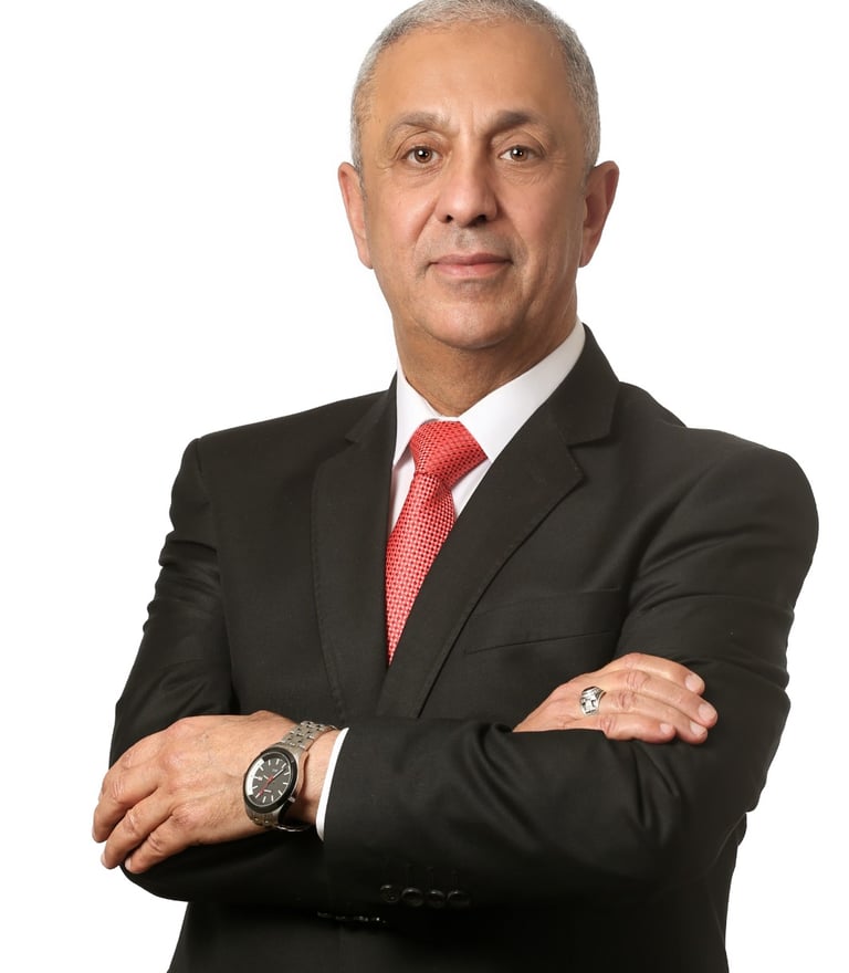 A portrait of trainer Amjad Omar Attia