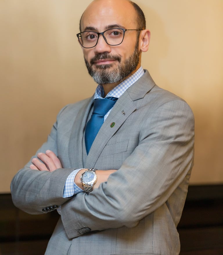 A portrait of trainer Mazen Edlibi