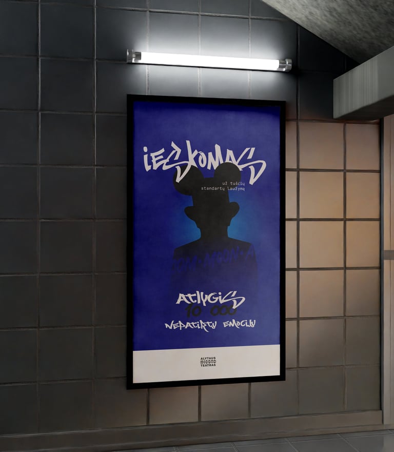 Alytaus miesto teatras. Renginio vizualinis identitetas