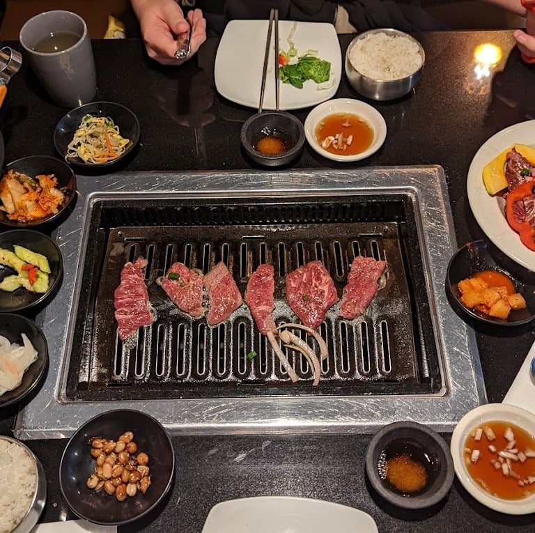 korea house marysville bbq & grill grill. Beef marinade on grill cooking. 