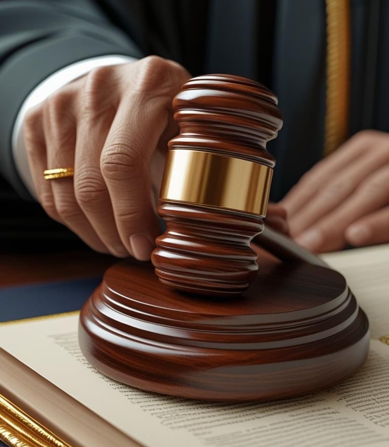a judge's gavel