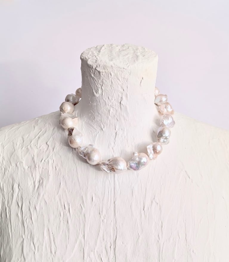 Collana Perle Sacarmazze Barocche