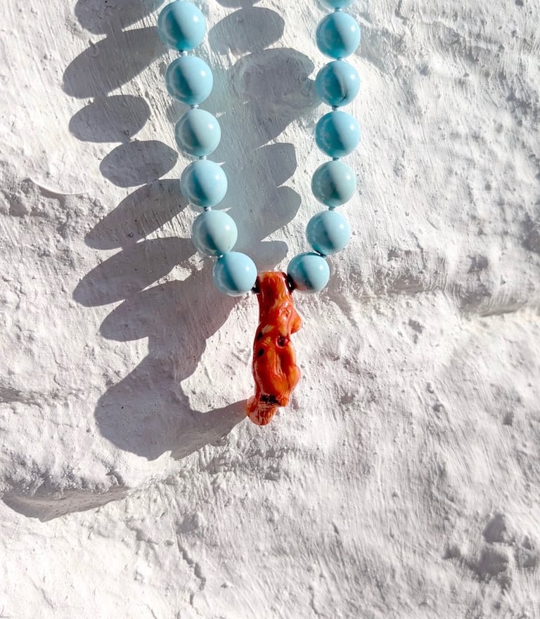 Collana Montecristo Corallo Rosso naturale 