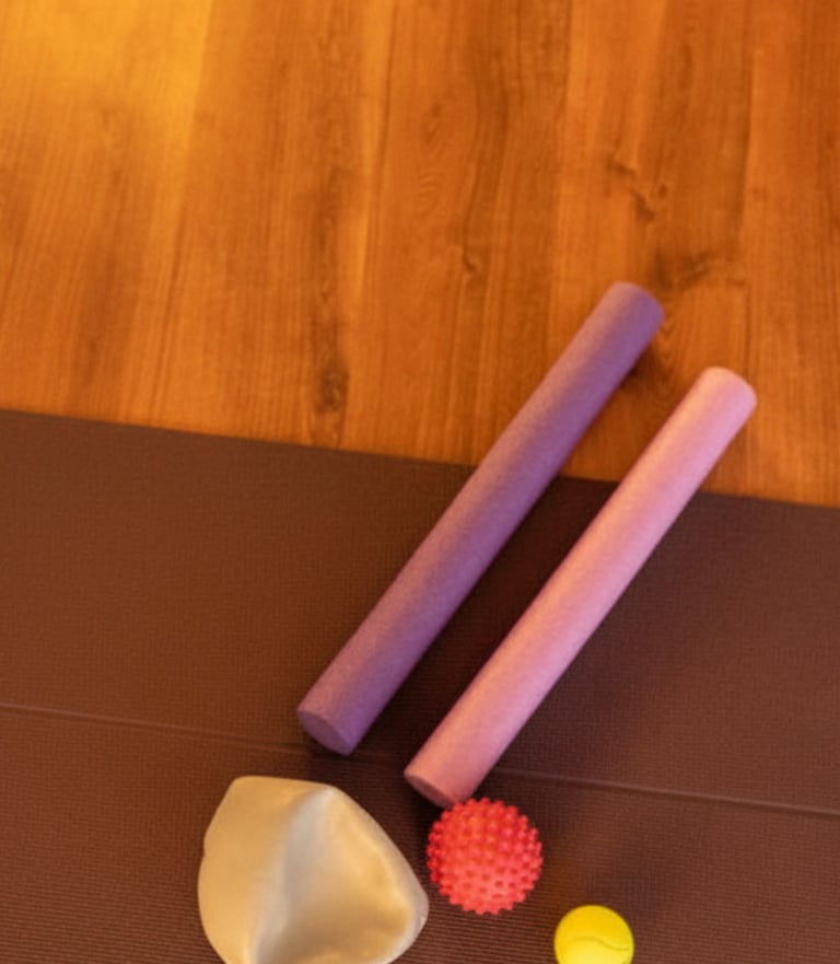 material para clase de pilates terapeutico Los Cancajos isla de la palma ,Canarias