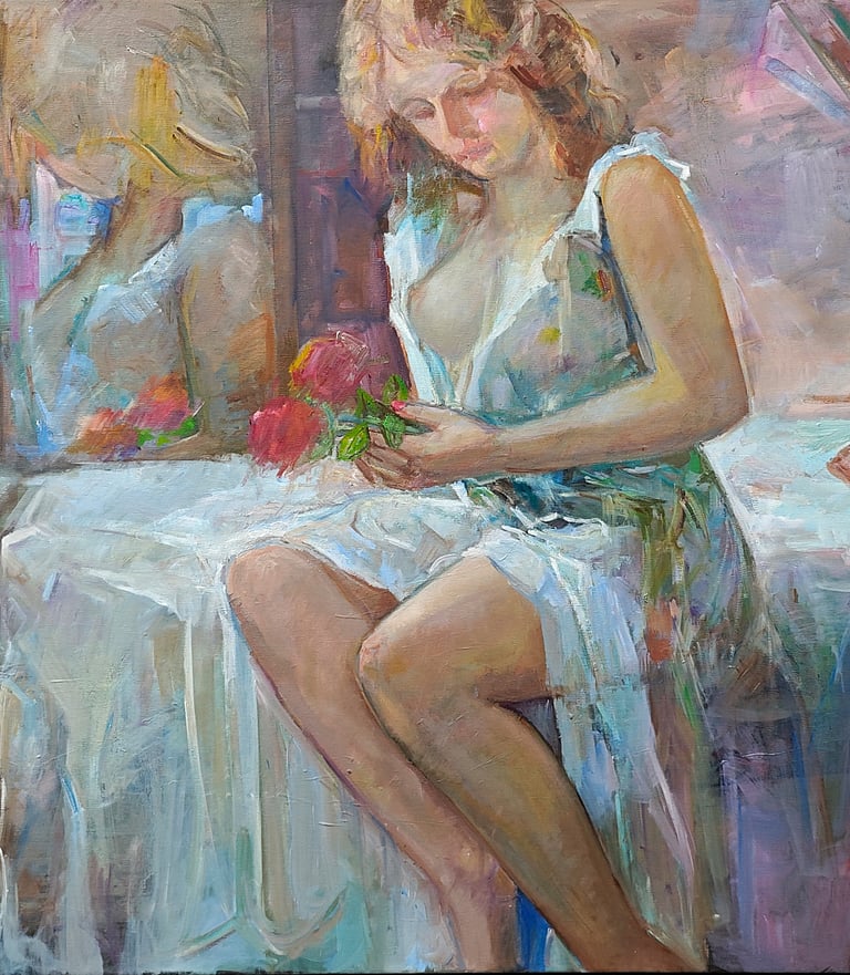 Obras sobre figura humana del artista Argi Girón / Works on human figure by artist Argi Girón