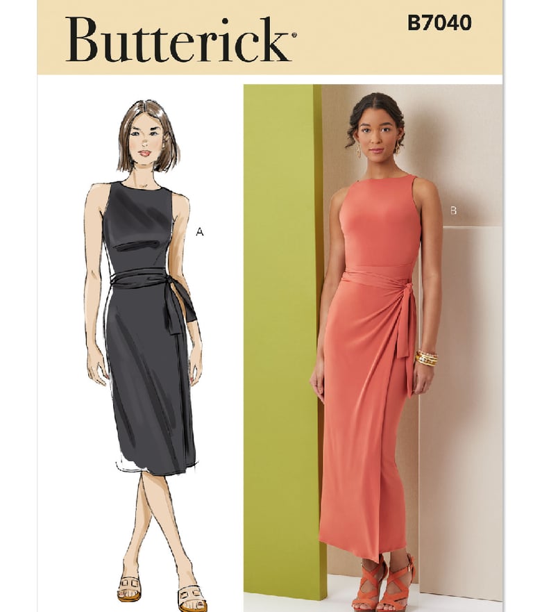 B7040 dress pattern tiracooks