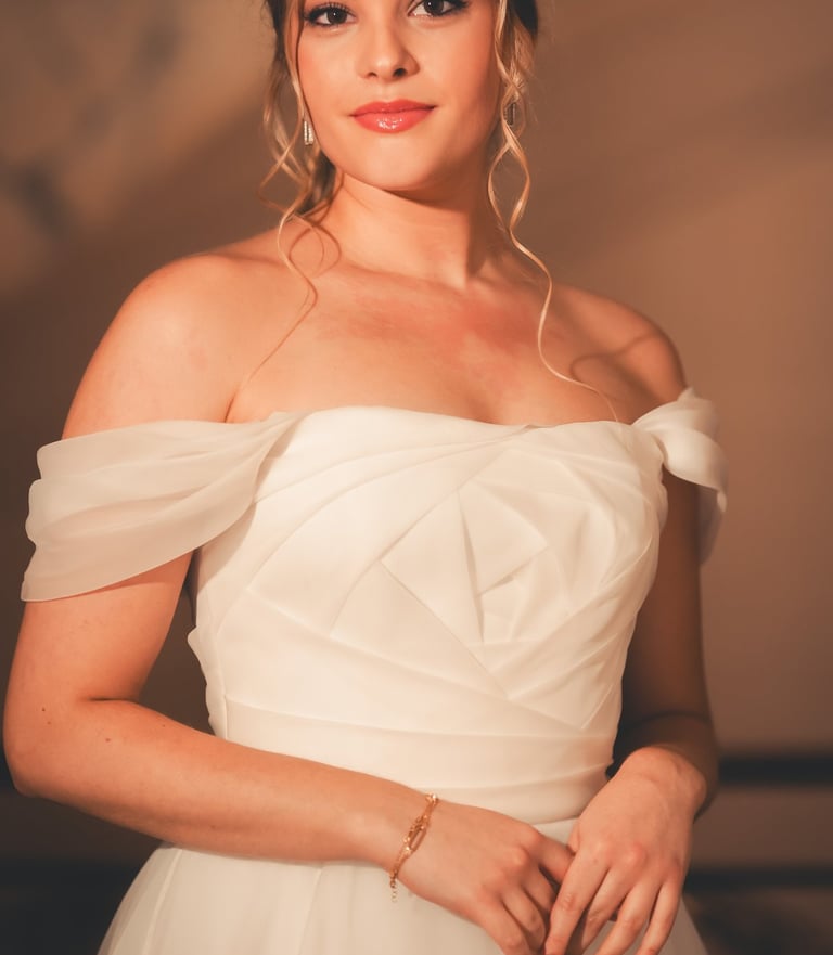 organza princess off shoulder wedding dress brussels