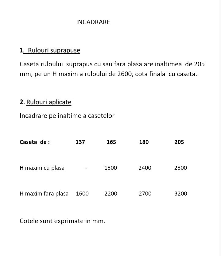 Rulouri exterioare incadrare a caseatei pe diferite inaltimi - ASIROLL - Autorom